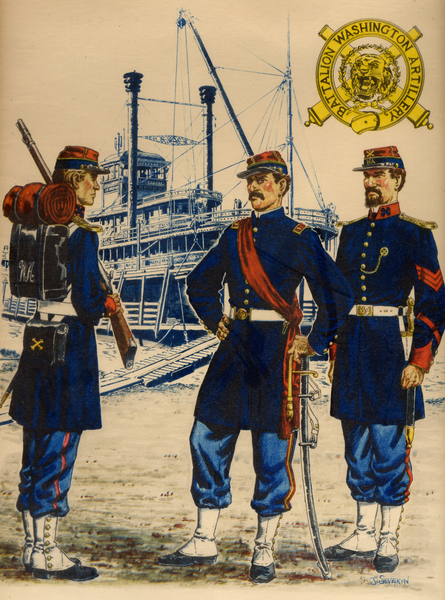Uniforms of the Washnington Artillery